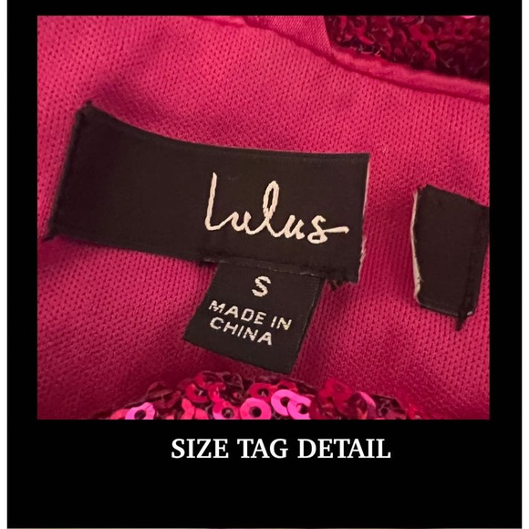 Lulus Magenta Sequin One Shoulder Mermaid Capture the Glam  Maxi Dress Size S - Picture 6 of 13